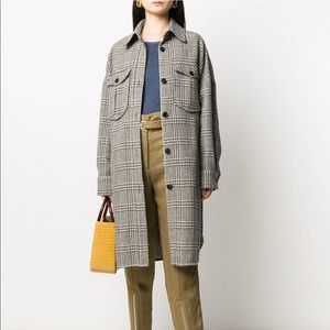 Isabel Marant Etoile oversized shirt coat